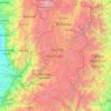 Topografische Karte Chimborazo, Höhe, Relief