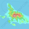 Topografische Karte Pulau Tanahjampea, Höhe, Relief