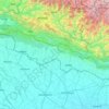 Topografische Karte Madhesh Province, Höhe, Relief