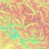 Topografische Karte Shigar, Höhe, Relief