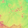Topografische Karte Aire d'adhésion du Parc amazonien de Guyane, Höhe, Relief