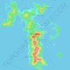 Topografische Karte Masapelid Island, Höhe, Relief