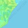 Topografische Karte Beach City, Höhe, Relief