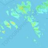 Topografische Karte Batam, Höhe, Relief