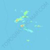 Topografische Karte Calaguas Group of Islands, Höhe, Relief