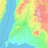 Topografische Karte Al Bad, Höhe, Relief