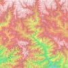 Topografische Karte Trongsa, Höhe, Relief