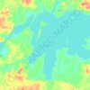 Topografische Karte Lac Simard, Höhe, Relief
