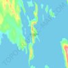 Topografische Karte Goulburn Islands, Höhe, Relief