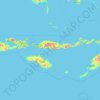 Topografische Karte East Nusa Tenggara, Höhe, Relief