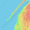 Topografische Karte St. Marys Bay, Höhe, Relief