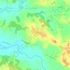 Topografische Karte Doudrac, Höhe, Relief