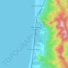 Topografische Karte Rockaway Beach, Höhe, Relief