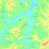 Topografische Karte อำเภอ พิบูลย์รักษ์, Höhe, Relief