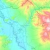 Topografische Karte Sharur, Höhe, Relief