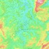 Topografische Karte Laranja da Terra, Höhe, Relief