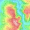 Topografische Karte Кошутњак, Höhe, Relief