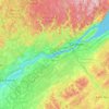 Topografische Karte Fleuve Saint-Laurent, Estuaire fluvial, Höhe, Relief
