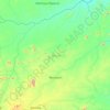 Topografische Karte Mecuburi, Höhe, Relief