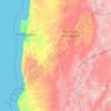 Topografische Karte Provincia de Antofagasta, Höhe, Relief
