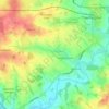 Topografische Karte Stanford Rivers, Höhe, Relief