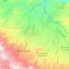 Topografische Karte Momostenango, Höhe, Relief
