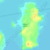 Topografische Karte Valcour Island, Höhe, Relief