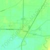 Topografische Karte Corning, Höhe, Relief