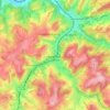 Topografische Karte 42555, Höhe, Relief