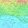 Topografische Karte Lumbini, Höhe, Relief