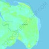 Topografische Karte Ilha Itarana, Höhe, Relief
