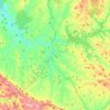 Topografische Karte Santa Clara-a-Velha, Höhe, Relief