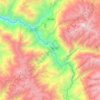 Topografische Karte Yuracmarca, Höhe, Relief