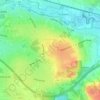 Topografische Karte Südlengern-Heide, Höhe, Relief