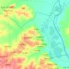 Topografische Karte Pawor, Höhe, Relief