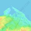 Topografische Karte Leith Harbour & Newhaven, Höhe, Relief