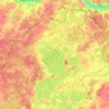 Topografische Karte Плюсский сельский Совет, Höhe, Relief