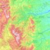Topografische Karte Tronto, Höhe, Relief