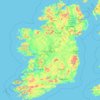 Topografische Karte Ireland, Höhe, Relief