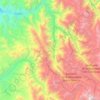 Topografische Karte Paihuano, Höhe, Relief