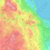 Topografische Karte Tukuma novads, Höhe, Relief