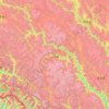 Topografische Karte Pasho County, Höhe, Relief