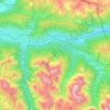 Topografische Karte Innichen - San Candido, Höhe, Relief