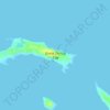 Topografische Karte Great Stirrup Cay, Höhe, Relief