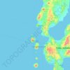 Topografische Karte Ternate, Höhe, Relief