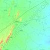 Topografische Karte Kishangarh Tehsil, Höhe, Relief