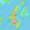 Topografische Karte Pulau Dayang Bunting, Höhe, Relief