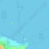 Topografische Karte Espacios abiertos e islas del Mar Menor, Höhe, Relief