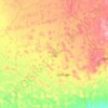 Topografische Karte Shergarh Tehsil, Höhe, Relief