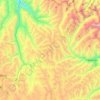 Topografische Karte Ticlacayán, Höhe, Relief